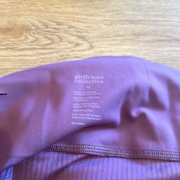 Girlfriend Collective set size medium purple - Picture 4 of 4